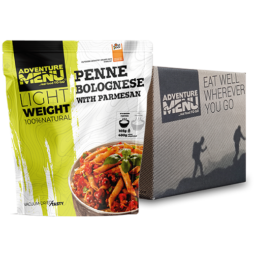 Penne s Boloňskou omáčkou a parmesánem